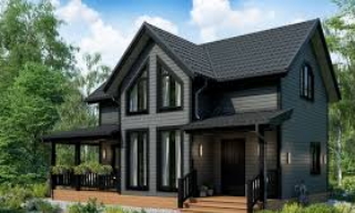 Проекты каркасных домов с террасой от 3674 рублей | Строй-Крч